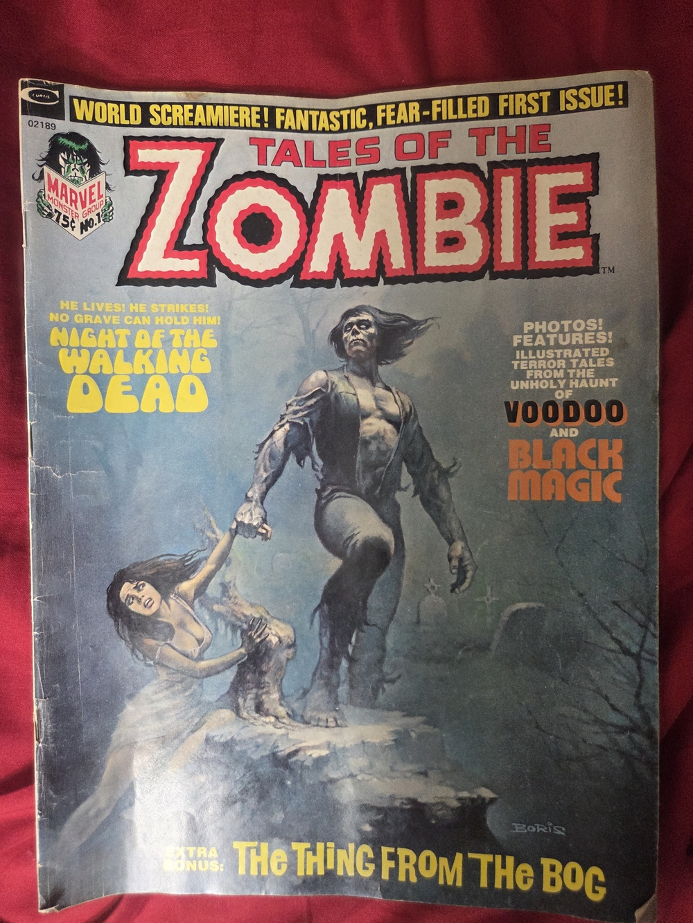 Tales of the Zombie #1 Comic Book - Blue Cover